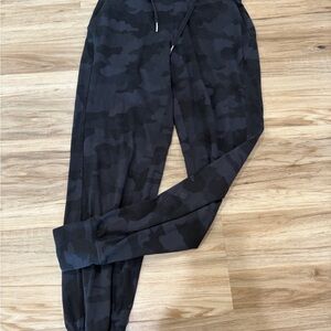 Black Camouflage Joggers Lululemon